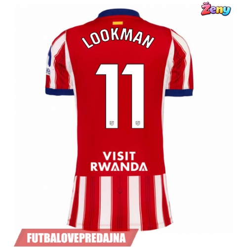 Lacne Ženy Futbalové dres Atletico Madrid Ademola Lookman #11 2026-27 Krátky Rukáv - Domáci